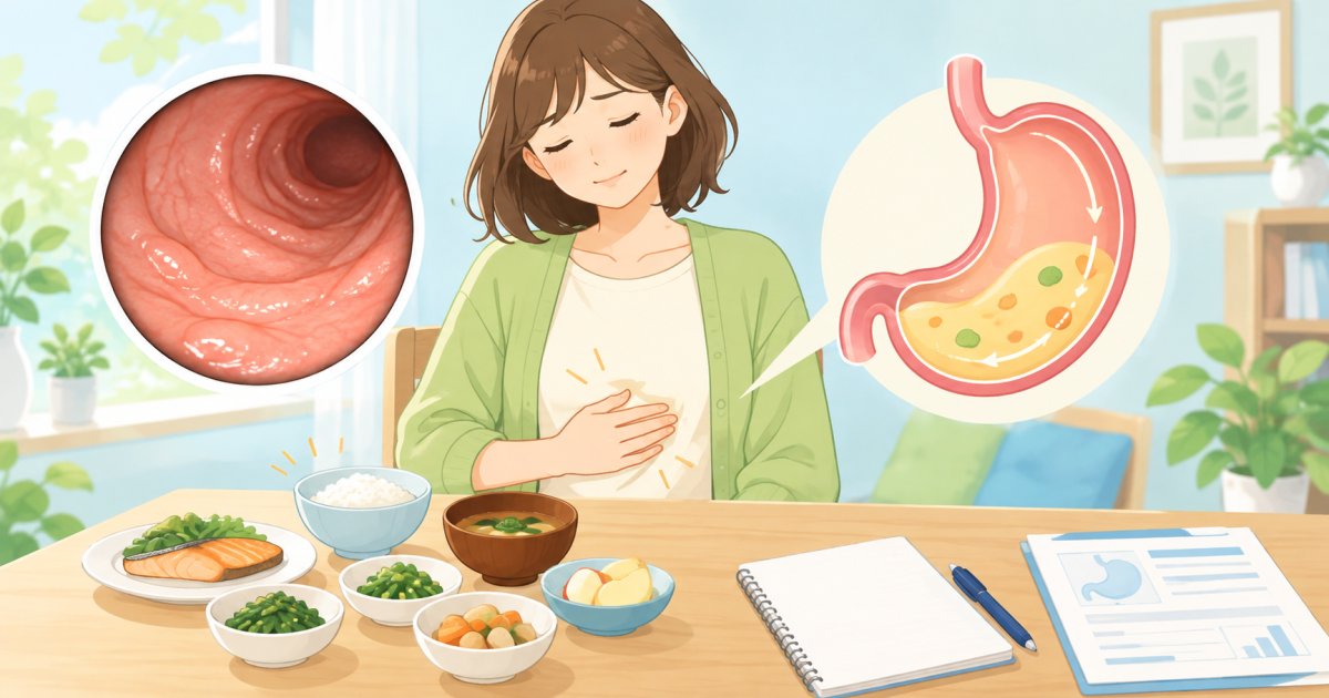 胃カメラで異常なしでも胃もたれが続くのはなぜ？原因と対処法